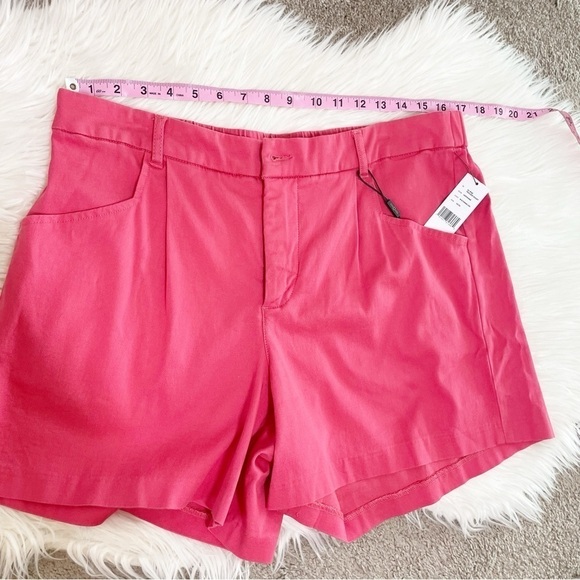 New Liverpool Hi-Rise Trouser Shorts in Watermelon Women’s Size 14/32 - Picture 8 of 10